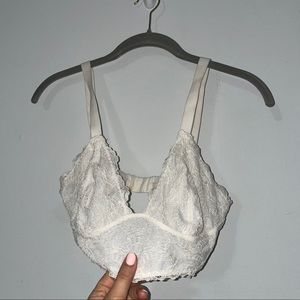 free people white bralette